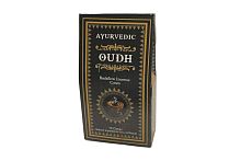 Благовония-конусы стелющийся дым Oudh (Уд), Backflow Dhoop Cones 10 шт., AYURVEDIC